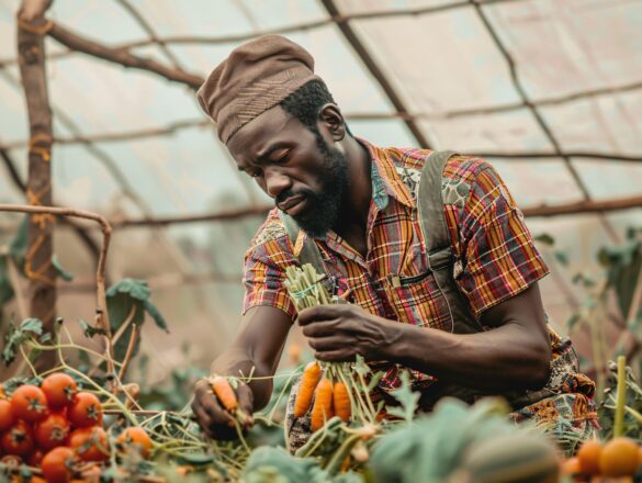 african-people-harvesting-diverse-vegetables-grains-section african-people-harvesting-diverse-vegetables-grains-section